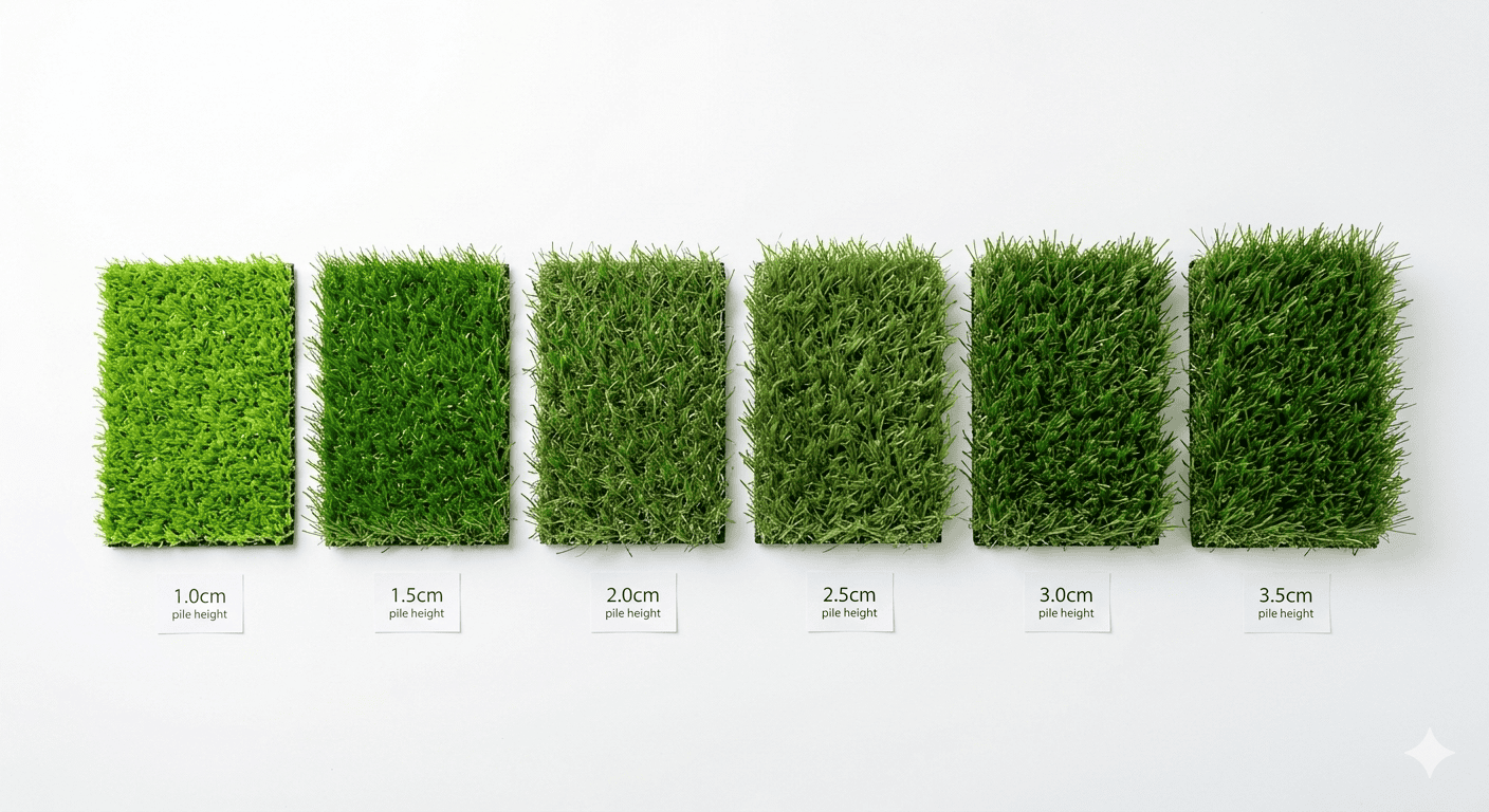 หญ้าเทียมหลากหลายรุ่น Grassy Turf